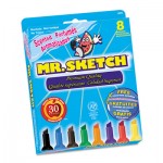 Mr. Sketch 20078TL Scented Watercolor Marker, Chisel Tip, 8 Colors, 8/Set SAN1905070