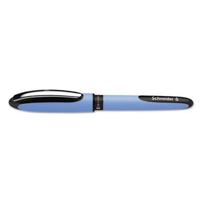 Schneider One Hybrid Roller Ball Stick Pen, .5mm, Black STW183501