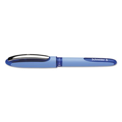 Schneider One Hybrid Roller Ball Stick Pen, .3mm, Blue STW183403