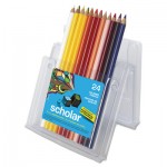 Prismacolor Scholar Colored Pencil Set, 2B. 24 Assorted Colors/Set SAN92805