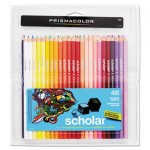 Prismacolor Scholar Colored Pencil Set, 3 mm, HB (#2.5), Assorted Lead/Barrel Colors, 48/Pack SAN92807