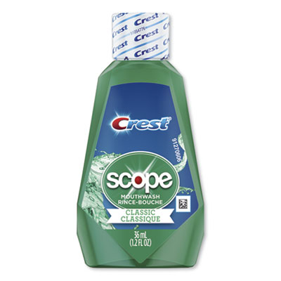 Crest + Scope Rinse, Classic Mint, 36 mL Bottle, 180/Carton PGC97506