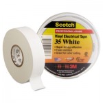 500-10828 Scotch 35 Vinyl Electrical Color Coding Tape, 3/4" x 66ft, White MMM10828