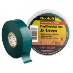 500-10851 Scotch 35 Vinyl Electrical Color Coding Tape, 3/4" x 66ft, Green MMM10851