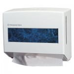 Kimberly-Clark Scottfold Compact Towel Dispenser, 13.3 x 10 x 13.5 Pearl White KCC09217