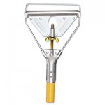 UNS 603 Screw Clamp Metal Head Wooden Mop Handle, #20+, 1 1/8 dia x 63, Natural BWK603