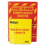 SDS Compliance Center, 14 x 20, Yellow/Red LMTH121370