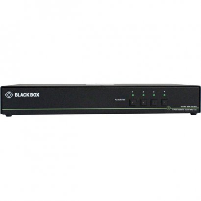 Black Box Secure NIAP 3.0 KVM Switch - Dual-Head, HDMI, CAC, 4K, 4-Port SS4P-DH-HDMI-UCAC