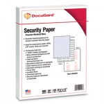 DocuGard Security Paper, 8-1/2 x 11, Blue, 500/Ream PRB04543