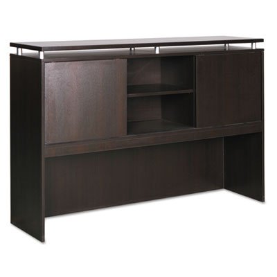 ALESE267215ES Sedina Series Hutch with Sliding Doors, 72w x 15d x 42 1/2h, Espresso ALESE267215ES