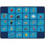 Flagship Carpets See My Alphabet Classroom Rug FA101832FS