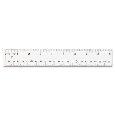 Westcott See Through Acrylic Ruler, 18", Clear ACM10564