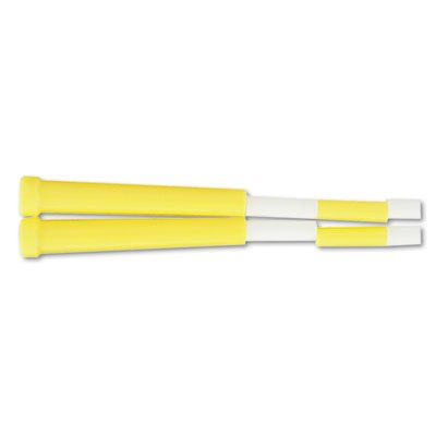 Champion Sports Segmented Plastic Jump Rope, 8ft, Yellow/White CSIPR8