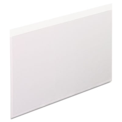 Pendaflex Self-Adhesive Pockets, 5 x 8, Clear Front/White Backing, 100/Box PFX99377