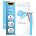 Fellowes Self-Adhesive Pouches - ID Tag Punched with Clip, 5 Pack 5220701