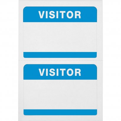 Advantus Self-Adhesive Visitor Badges 97190
