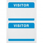 Advantus Self-Adhesive Visitor Badges 97190