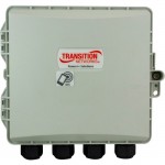Transition Networks Self-Enclosed Managed Hardened Gigabit Ethernet PoE++ Switch SESPM1040-541-LT-DC