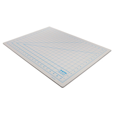 X-ACTO Self-Healing Cutting Mat, Nonslip Bottom, 1" Grid, 18 x 24, Gray EPIX7762