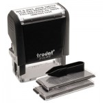 Trodat Self-Inking Do It Yourself Message Stamp, 3/4 x 1 7/8 USS5915