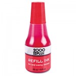 COSCO 2000PLUS Self-Inking Refill Ink, Red, 0.9 oz. Bottle COS032960