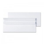 UNV36100 Self-Seal Business Envelope, #10, White, 500/Box UNV36100