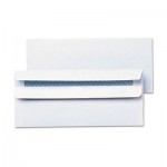 UNV36101 Self-Seal Business Envelope, Security Tint, #10, White, 500/Box UNV36101