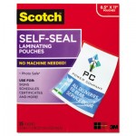 Scotch Self-Sealing Laminating Pouches, 9.5 mil, 9 3/10 x 11 4/5, 25/Pack MMMLS85425G