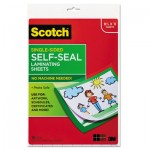 Scotch Self-Sealing Laminating Sheets, 6 mil, 9.06" x 11.63", Gloss Clear, 10/Pack MMMLS854SS10