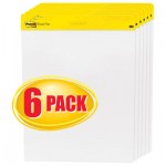 Post-It Easel Pads Self-Stick Easel Pads, 25 x 30, White, 6 30-Sheet Pads/Carton MMM559VAD6PK