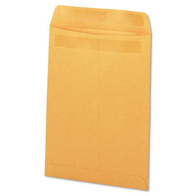 UNV35292 Self-Stick File-Style Envelope, Contemporary, 10 x 13, Brown, 250/Box UNV35292