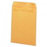 UNV35292 Self-Stick File-Style Envelope, Contemporary, 10 x 13, Brown, 250/Box UNV35292