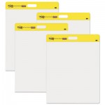 Post-it Easel Pads Super Sticky Self-Stick Wall Pad, 20 x 23, White, 20 Sheets, 4/Carton MMM566