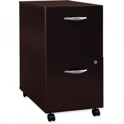 Bush Business Furniture Series C 2 Drawer Mobile Pedestal in Mocha Cherry WC12952SU