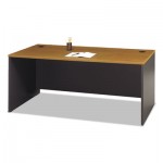 Bush Series C Collection Desk Shell, 71.13" x 29.38" x 29.88", Natural Cherry/Graphite Gray BSHWC72436