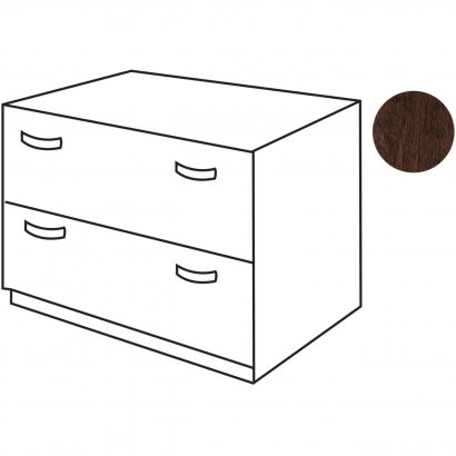 Bush Business Furniture Series C36W 2 Drawer Lateral File - Assembled in Mocha Cherry WC12954ASU