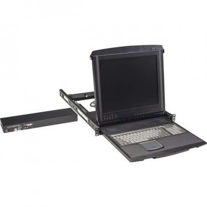 Black Box ServView 17" LCD Console Drawer with 1-Port CATx KVM Switch KVT517A-1UV-R2