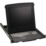 Black Box ServView 17" LCD Console Drawer with 8-Port CATx KVM Switch KVT517A-8PV