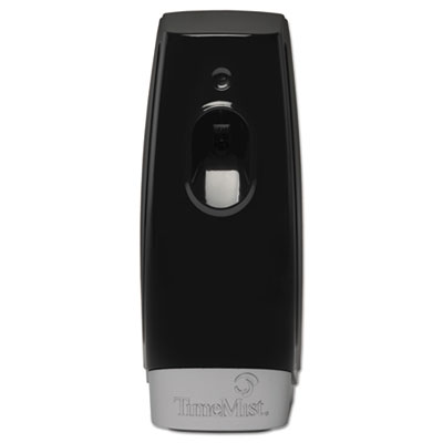 TimeMist Settings Metered Air Freshener Dispenser, 3.5" x 3.5" x 8.25", Black, 6/Carton TMS1047811