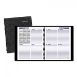 DayMinder Seven-Day Weekly Planner, 6 7/8 x 8 3/4, Black, 2016 AAGG53500