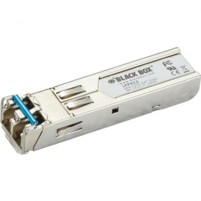 Black Box SFP, 1250-Mbps Fiber with Extended Diagnostics, 1310-nm Single-Mode, LC, 10 km LFP413