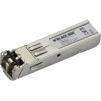 Black Box SFP, 1250-Mbps Fiber with Extended Diagnostics, 1310-nm Multimode, LC, 2 km LFP412