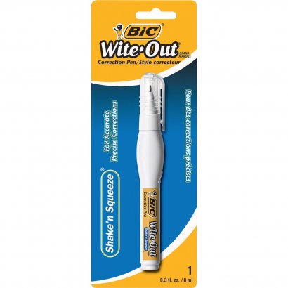 BIC Shake 'n Squeeze Correctable Pen WOSQPP11-WHI