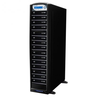 Vinpower Digital SharkBlu SATA Blu-ray/DVD/CD Tower Duplicator - 12x SHARKBLU-S15T-BK