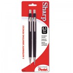 Sharp Mechanical Drafting Pencil, 0.5 mm, Black Barrel, 2/Pack PENP205BP2K6