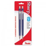 Sharp Mechanical Drafting Pencil, 0.7 mm, Blue Barrel, 2/Pack PENP207BP2K6