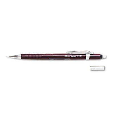 Pentel Sharp Mechanical Drafting Pencil, 0.5 mm, Burgundy Barrel PENP205B