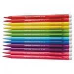 Paper Mate Sharpwriter Mechanical Pencil, HB, 0.7 mm, Assorted Color Barrels, 12/Pack PAP1898483