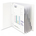 C-Line Sheet Protectors with Index Tabs, Heavy, Clear Tabs, 2", 11 x 8 1/2, 5/ST CLI05557