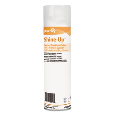 DRK 5765571 Shine-Up Furniture Cleaner, Lemon Scent, 13.8 oz, Aerosol Can, 12/Carton DVO95765571